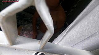 watching half-brother fuck wife through window