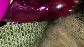 touching my wet pussy in close-up reality masturbation, so horny