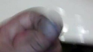 I stroke my big cock till I cumshot all over