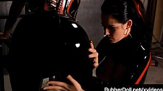 Check us out, latex lovers rubberdoll and shae fatale vibe to orgasm