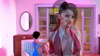 3D cartoon slut deepthroats big cock in rough FFM