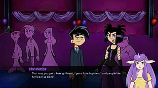 Danny gets goth handjob in Amity Park