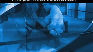 Big tits bouncing during sports action! 😏🏀