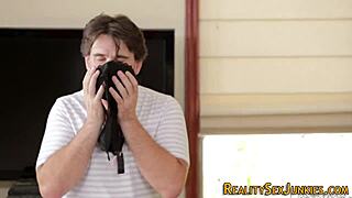 real babe get cum facial