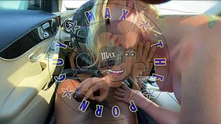 Sydney Blows Huge Load in Stairwell, Damn Hot!