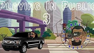 Sydney Blows Huge Load in Stairwell, Damn Hot!