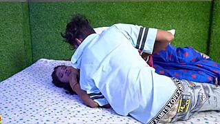 Indian Hot Stepsister Gets Intense First-Time Anal Over Bent Knee