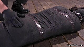 Does skinny ladyboy get her ass stuffed bareback in POV?