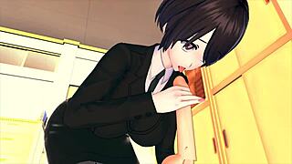 Female Boss Dominates Employee in Wild 3D Hentai Training