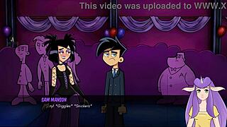 Danny gets goth handjob in Amity Park