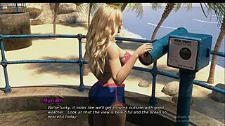 A hot girl endures a hard beach fuck with many boys and men.