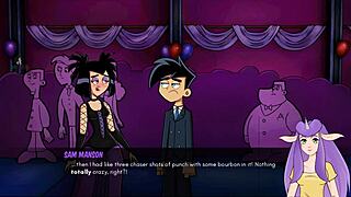 Danny gets goth handjob in Amity Park