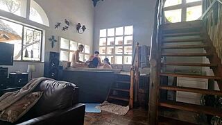 guy reverses gangbang in spa