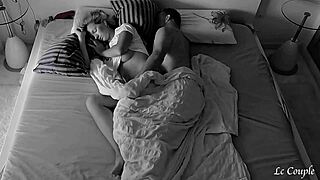 amateur couple caught on hidden cam in bedroom