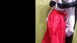 playing pranks on a shrine maiden