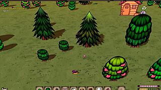 Milking and breeding an elf slave in this hentai game farm