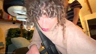 stepmom totally bangs stepson in public bathroom, first time! 😲