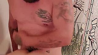 sonia takes anal in the shower