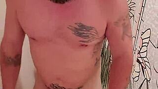 sonia takes anal in the shower