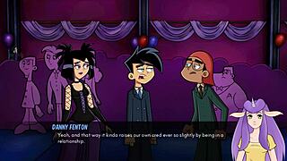 Danny gets goth handjob in Amity Park