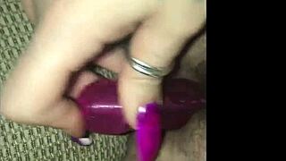 touching my wet pussy in close-up reality masturbation, so horny