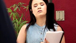 facial fellow gets protein shower in the bathroom