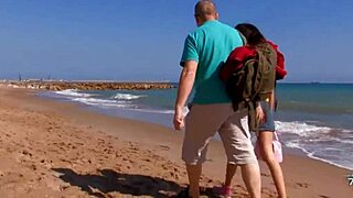 i'm on vacation, spooning her hard in public, riding cowgirl style, anal pounding, tits bouncing, pussy wet, cumshot ending