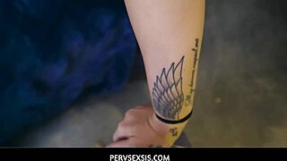 i'm fuckin my stepsis's pussy b4 she go, creampie her big tits and ass