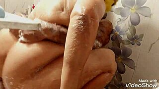 Big-Boobs Wife Crushes Hubby with Her Chest in Garage. Then Rides Him Wild for a Mouthful Finish!