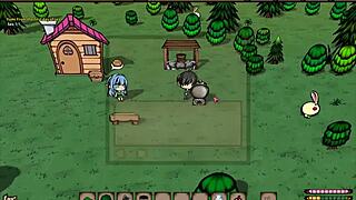 Milking and breeding an elf slave in this hentai game farm