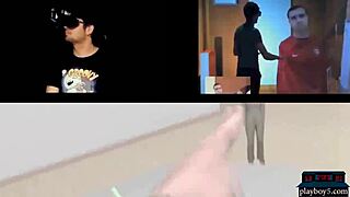 Virtual reality porn shoot reveals blowjob and tit action