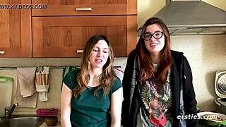 Hey, Ukrainian cuties Felicia and Lina grind so hot