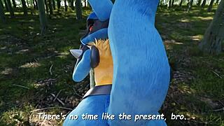 Muscular gay men have sex in a compilation of Pokémon porn