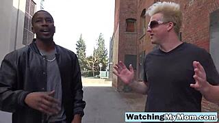 Oh, watching Natasha Juja suck that big interracial cock!