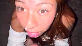 Stranger Invites Me To Fuck Her Big Ass In The Street With Miniskirt And Cum Swallow!