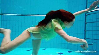 Nina Mohnatka shows off her small perky breasts and hairy vagina