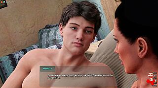 Big ass game with stepmother and mom
