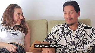 Martina Flirts Shamelessly with Her Father's Friend in Sexy Uniform!