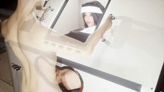 big sword sister in 3d cartoon adventure