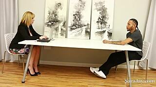 busty office milf sara jay works hard for sticky cum, hell yeah!