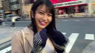 High 174cm girlfriend on a rare date, hotel care turns into steamy cowgirl and blowjob.