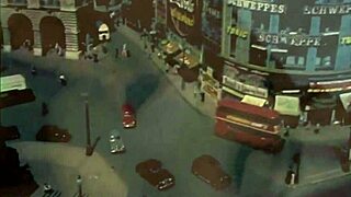 Nurse in Vintage Hospital Setting Cares for Patient