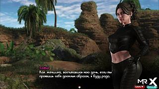 Treasure Of Nadia feels three pussies with one cock!