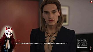 Old Man Watches Playful Fox Masturbate Her Shaved Pussy in Brothel