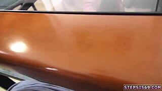 sexy loud teen sucking stepbro's banana