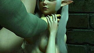 Frieren says, 'fuck me standing in this parody'