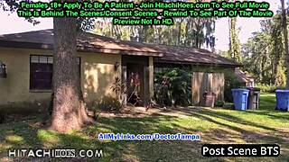 Rina Arem masturbates in back seat of Stacy Shepards car while waiting for Stacy to come back outside at hitachihoes com