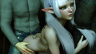 Frieren says, 'fuck me standing in this parody'