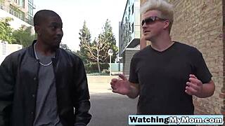 Oh, watching Natasha Juja suck that big interracial cock!