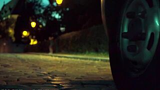 hot blonde rides in preacher's van